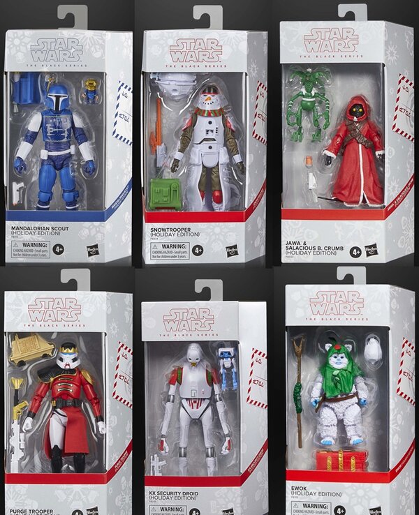 2023 Star Wars The Black Series Holiday Edtion Figures Official